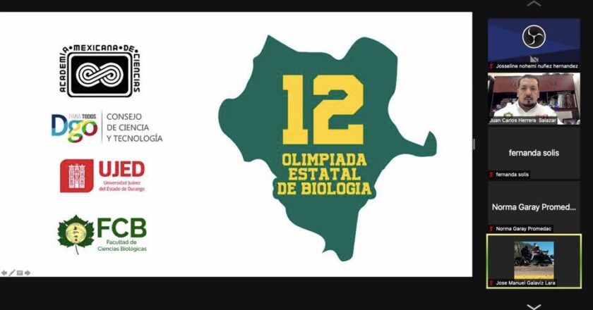 UJED REALIZA LA DUODÉCIMA EDICIÓN DE LA OLIMPIADA ESTATAL DE BIOLOGÍA.
